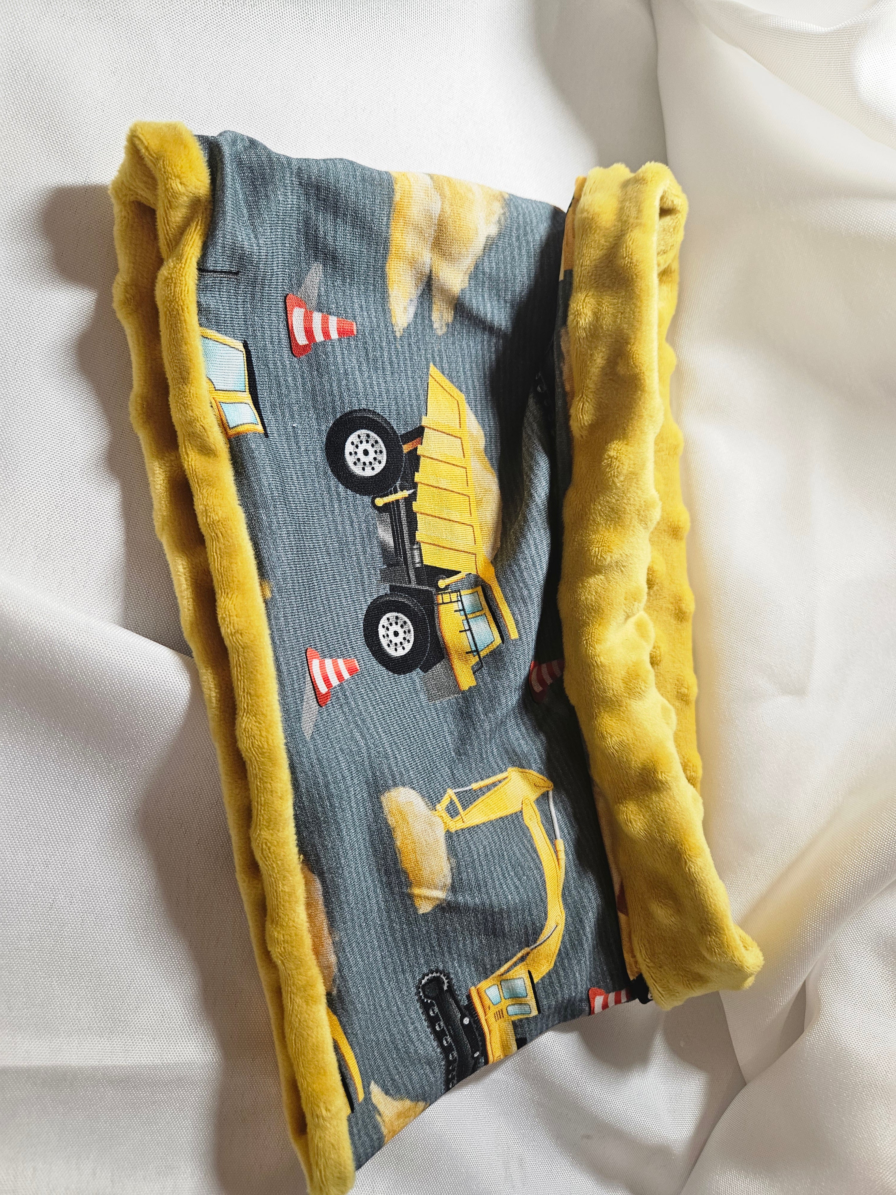 Snood / Tour de cou machine jaune