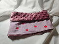 Snood / Tour de cou pommes vieux rose