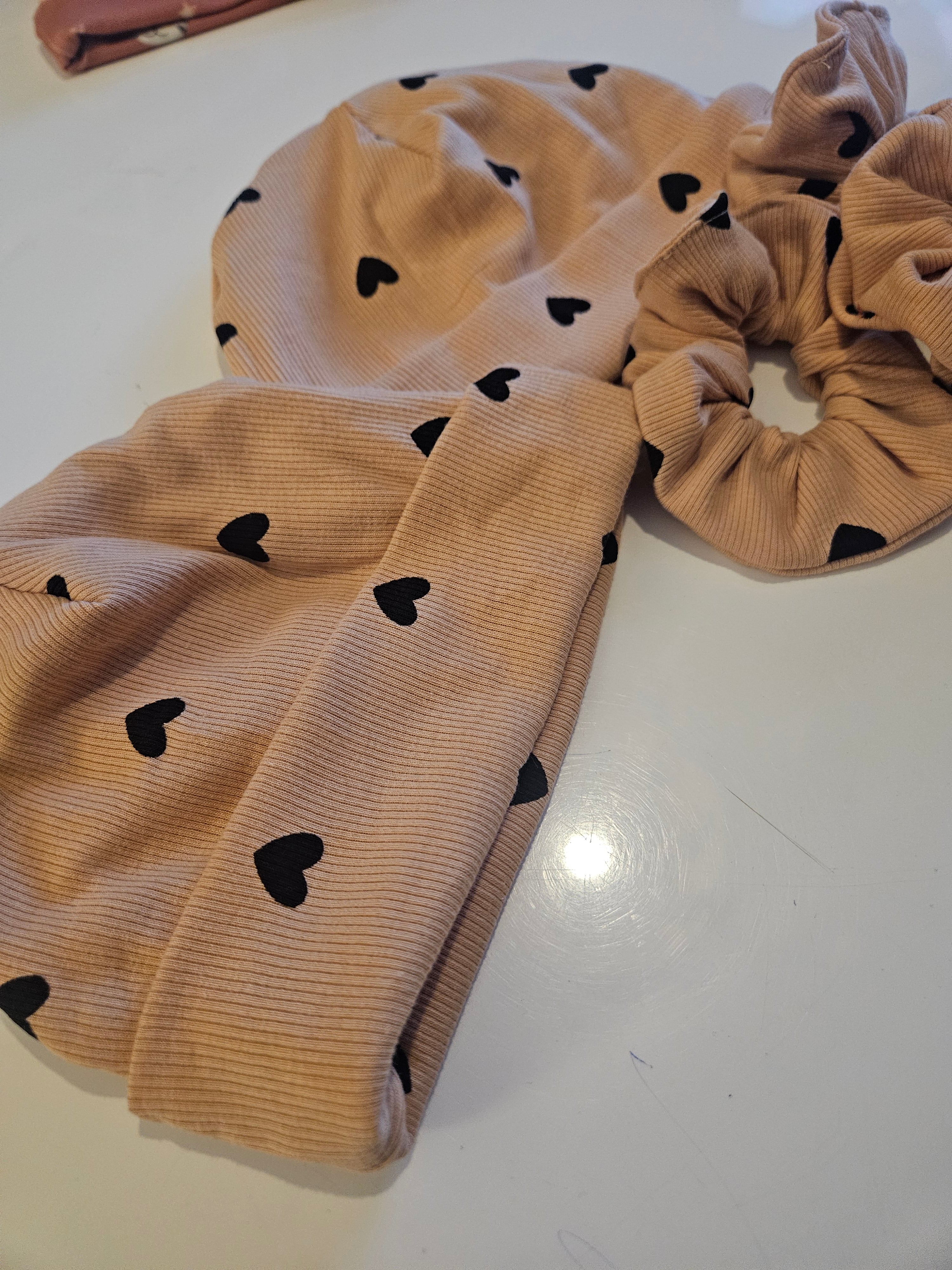 Bonnet coeur 1-2 ans