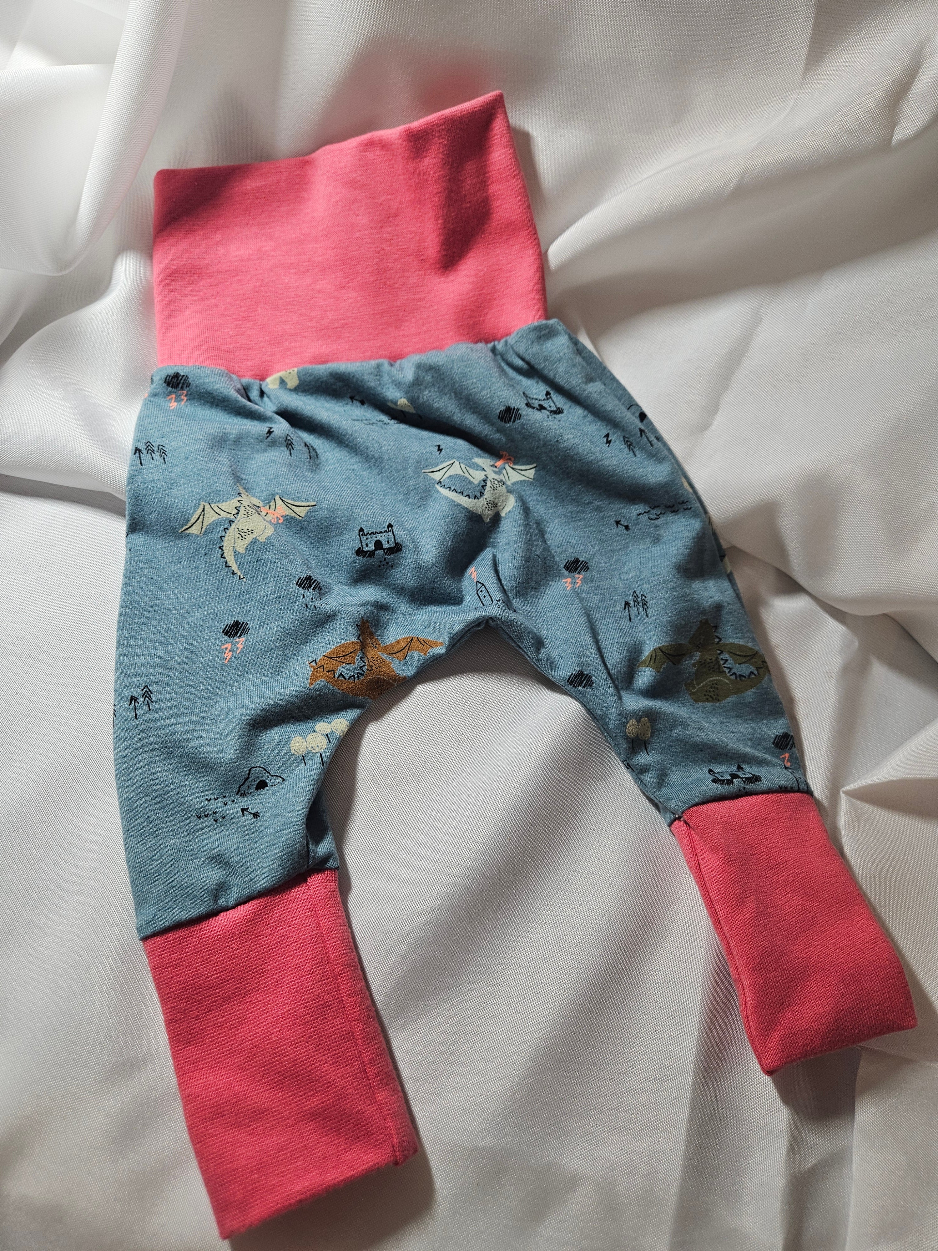 Sarouel dragon rose 6 mois